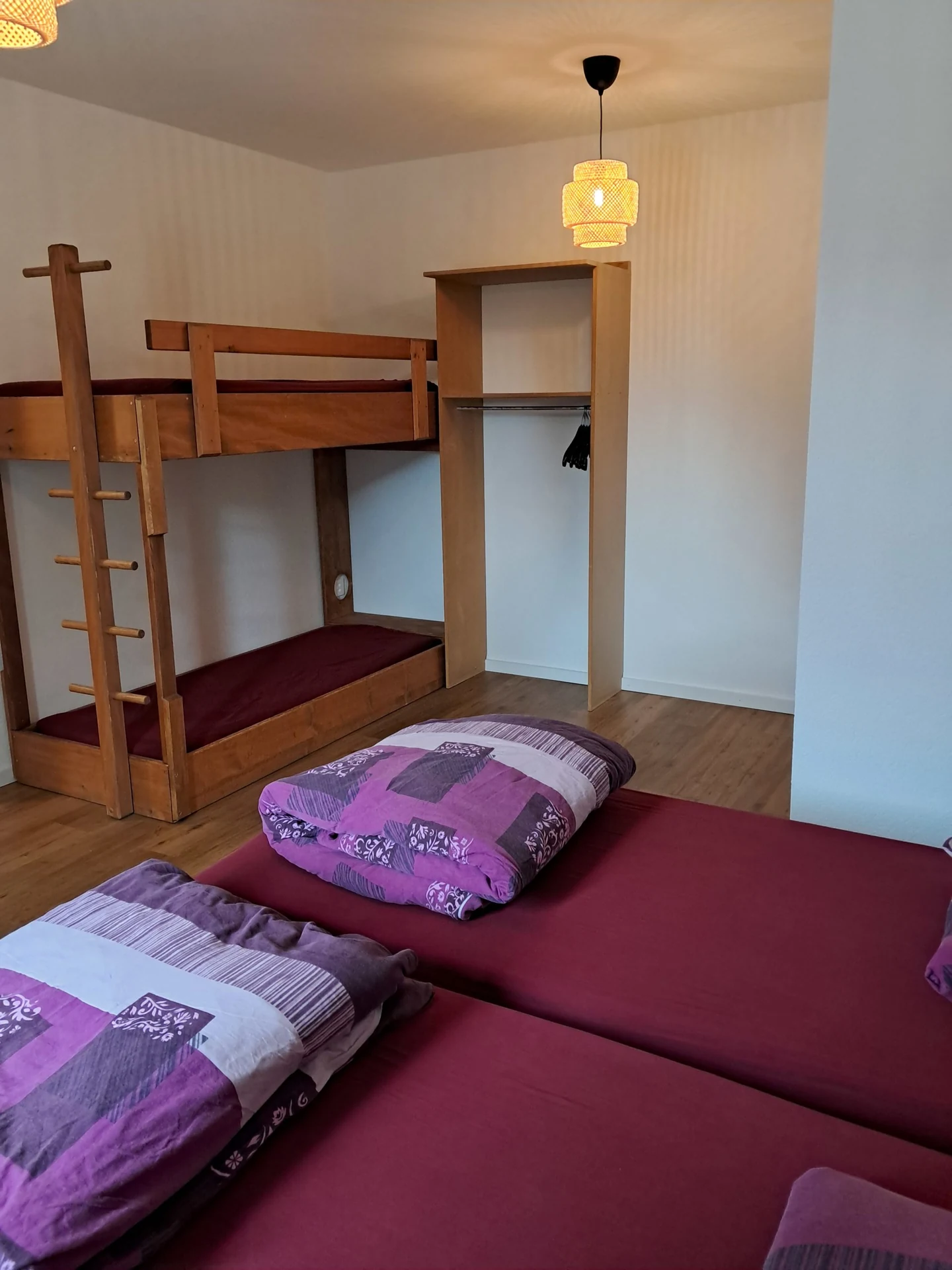 Autre vue des lits de la chambre familiale